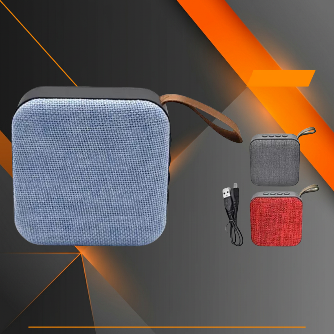 Parlante Bluetooth Tela Cuadrado Portátil